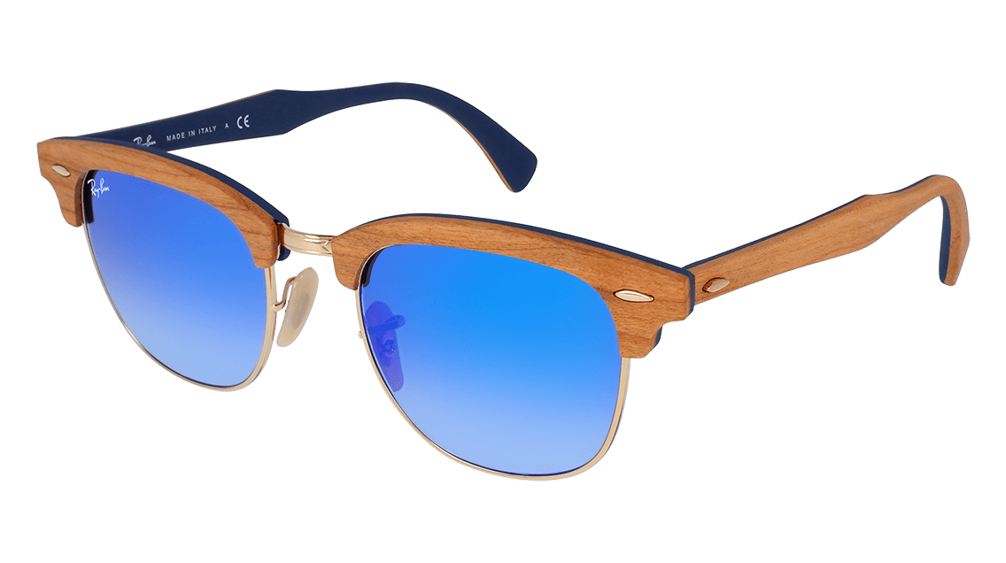 Rayban RB 3016M RB3016M Clubmaster Wood Sunglasses Designer Glasses